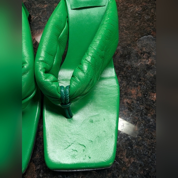 Day Birger et Mikkelsen Nathalie- Strap Sandal (bright green leather heels) - Picture 4 of 14